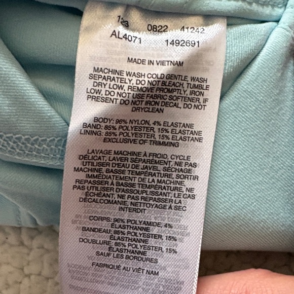 Columbia Light Blue Athletic Skirt with Side Drawstrings XS - Picture 6 of 8